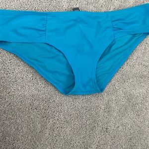 Aerie blue bikini bottoms. Size L.